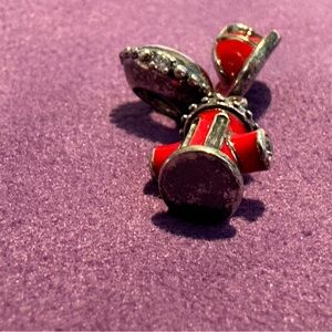 Pandora Fire fighter charm with crystal embellishments